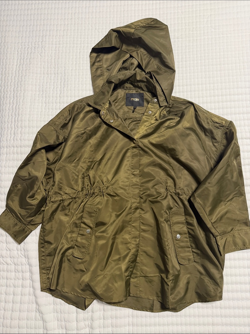 Maje Olive Hooded Kids Raincoat